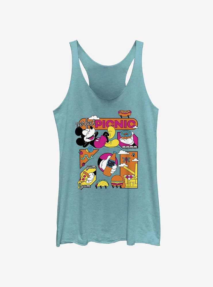 Disney Mickey Mouse Perfect Picnic Womens Tank Top