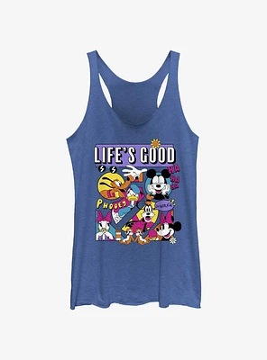 Disney Mickey Mouse Life's Good Womens Tank Top