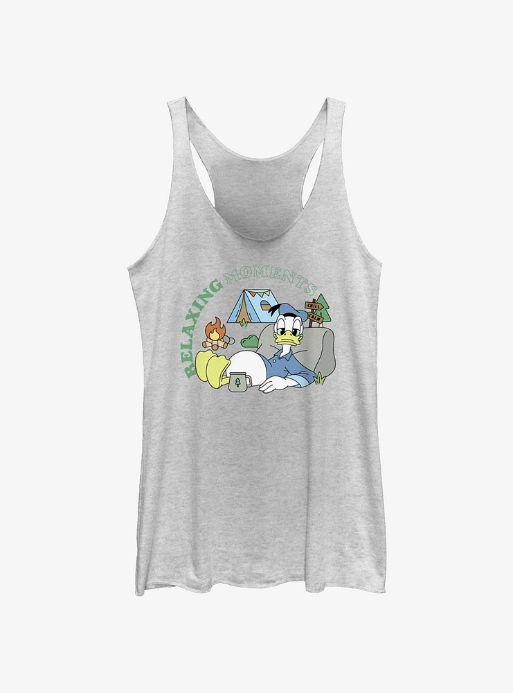 Disney Donald Duck Relaxing Moments Womens Tank Top