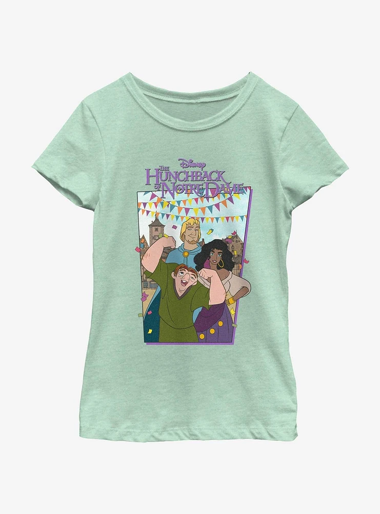 Disney The Hunchback of Notre Dame Group Poster Youth Girls T-Shirt