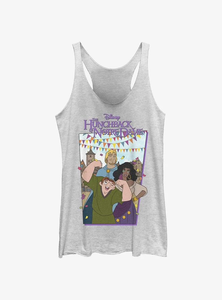 Disney The Hunchback of Notre Dame Group Poster Womens Tank Top