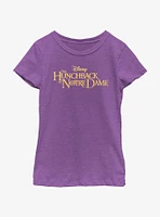 Disney The Hunchback of Notre Dame Logo Youth Girls T-Shirt