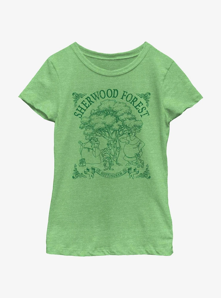 Disney Robin Hood Sherwood Forest Youth Girls T-Shirt