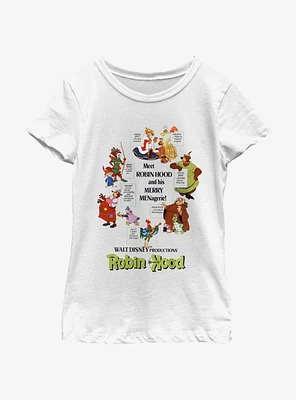 Disney Robin Hood Meet Youth Girls T-Shirt