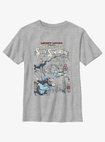 Disney Silly Symphony Three Little Pigs Poster Youth T-Shirt