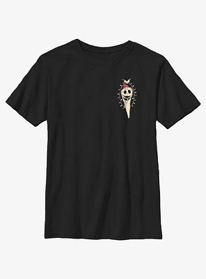 Disney The Nightmare Before Christmas Santa Jack Lights Pocket Youth T-Shirt