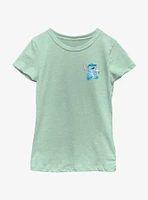 Disney Lilo & Stitch Ice Cream Pocket Youth Girls T-Shirt