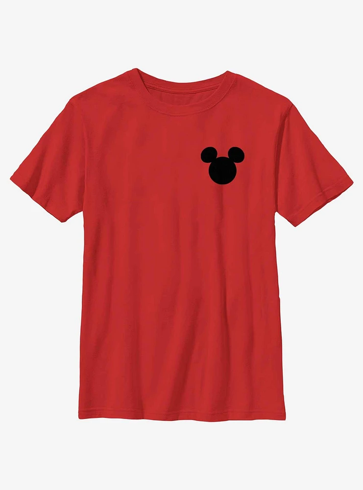 Disney Mickey Mouse Ears Pocket Youth T-Shirt