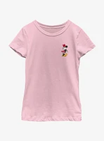 Disney Minnie Mouse Charming Pocket Youth Girls T-Shirt