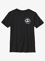 Disney The Nightmare Before Christmas Jacks Head Spiral Pocket Youth T-Shirt