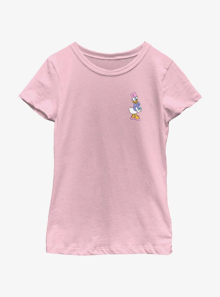 Disney Daisy Duck Traditional Pocket Youth Girls T-Shirt