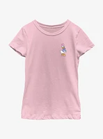 Disney Daisy Duck Traditional Pocket Youth Girls T-Shirt