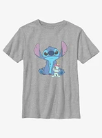 Disney Lilo & Stitch And Scrump Sit Youth T-Shirt