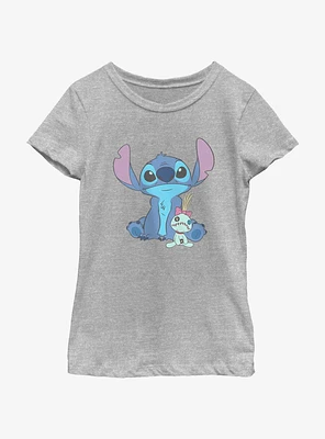 Disney Lilo & Stitch And Scrump Sit Youth Girls T-Shirt