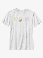 Disney Tangled Pascal Colorful Letters Youth T-Shirt