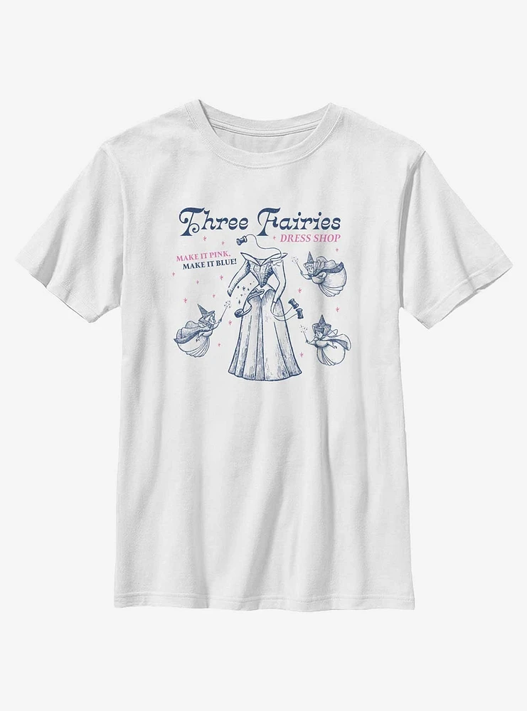 Disney Sleeping Beauty Fairy Dress Shop Youth T-Shirt