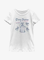 Disney Sleeping Beauty Fairy Dress Shop Youth Girls T-Shirt