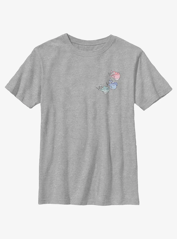 Disney Sleeping Beauty Fairy Trio Pocket Youth T-Shirt