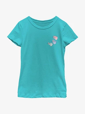 Disney Sleeping Beauty Fairy Trio Pocket Youth Girls T-Shirt