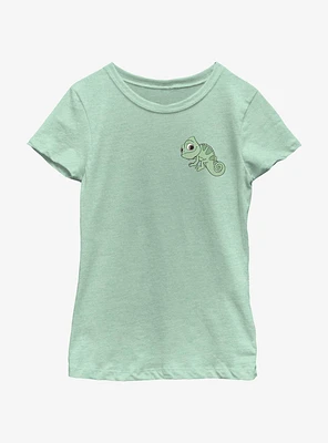 Disney Tangled Pascal Pocket Youth Girls T-Shirt