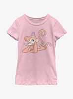 Disney Aladdin Abu Pose Youth Girls T-Shirt