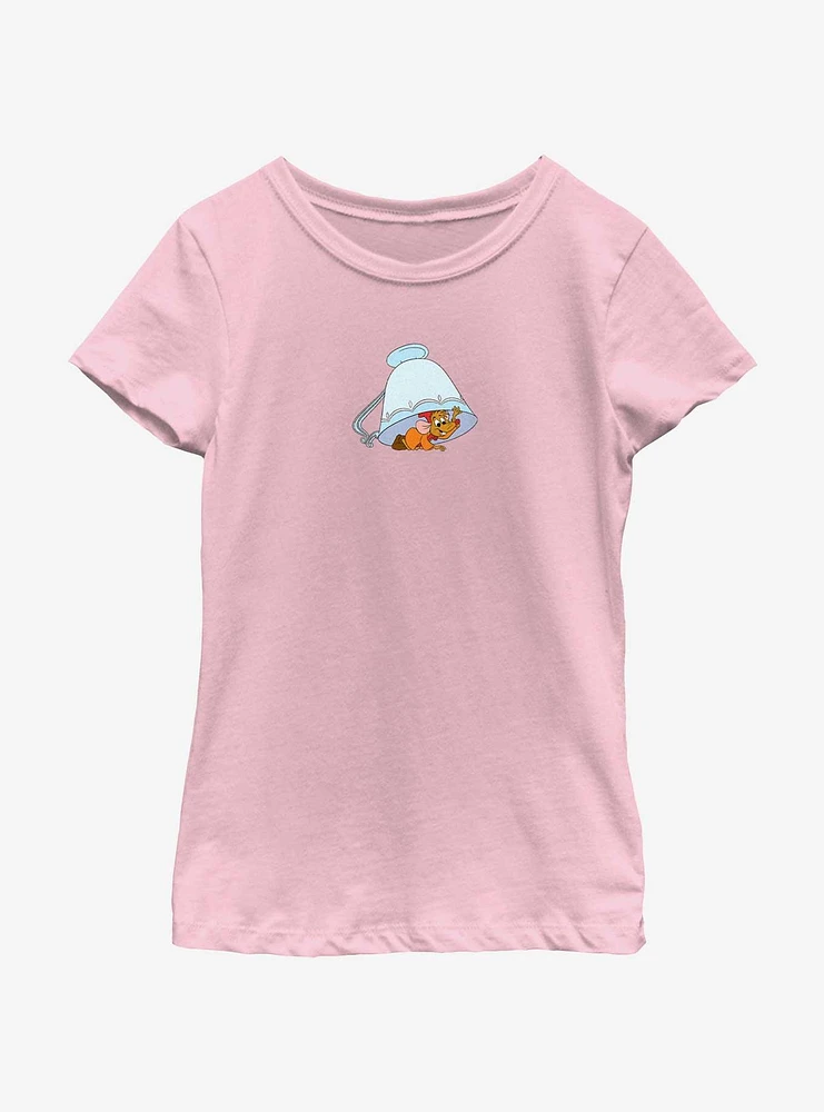 Disney Cinderella Jaq Under The Teacup Youth Girls T-Shirt