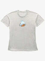 Disney Cinderella Jaq Under The Teacup Womens Straight Fit T-Shirt