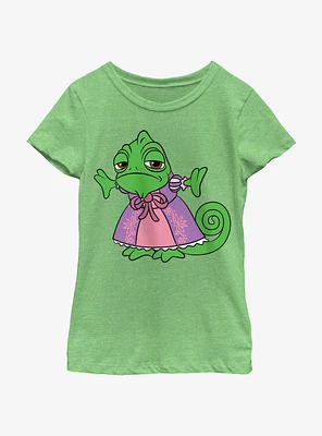 Disney Tangled Pascal On Dress Youth Girls T-Shirt