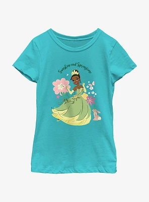 Disney The Princess and Frog Sunshine Springtime Youth Girls T-Shirt