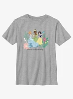 Disney Princesses Flowers and Friendship Youth T-Shirt