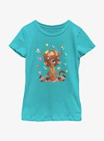 Disney Pixar Zootopia Meditate Bloom Youth Girls T-Shirt