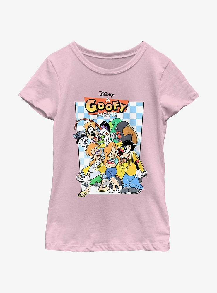 Disney Goofy Movie Faux VHS Youth Girls T-Shirt