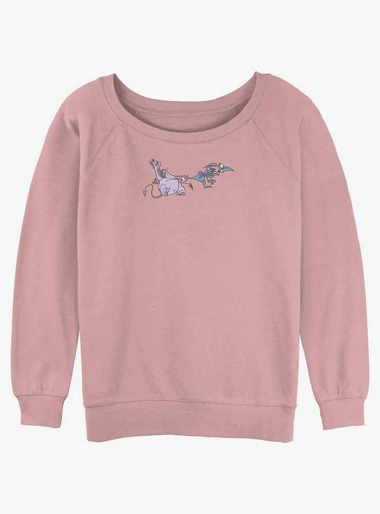 Disney Hercules Pain And Panic Womens Slouchy Sweatshirt