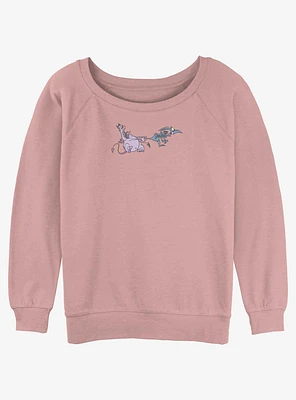 Disney Hercules Pain And Panic Womens Slouchy Sweatshirt