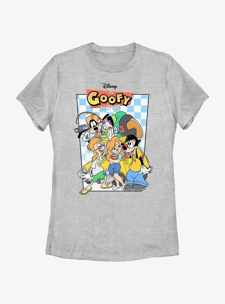 Disney Goofy Movie Faux VHS Womens T-Shirt