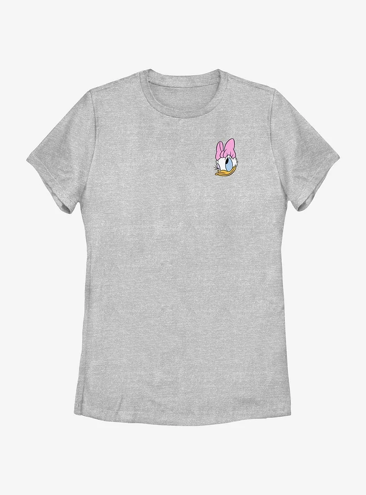 Disney Daisy Duck Big Face Pocket Womens T-Shirt