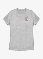 Disney Daisy Duck Big Face Pocket Womens T-Shirt