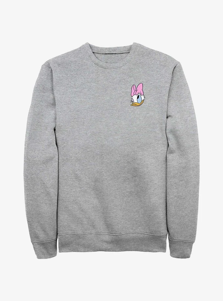 Disney Daisy Duck Big Face Pocket Sweatshirt