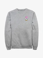 Disney Daisy Duck Big Face Pocket Sweatshirt