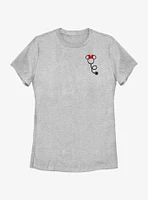 Disney Minnie Mouse Stethoscope Pocket Womens T-Shirt