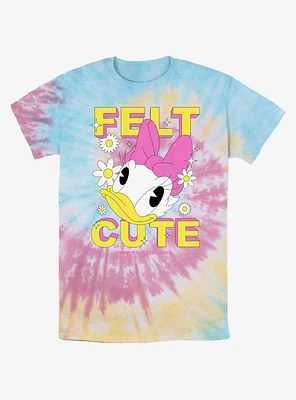 Disney Daisy Duck Felt Cute Tie-Dye T-Shirt