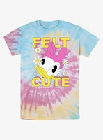 Disney Daisy Duck Felt Cute Tie-Dye T-Shirt