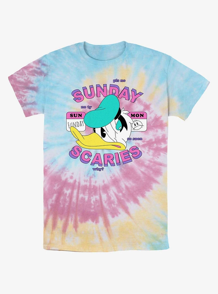 Disney Donald Duck Sunday Scaries Tie-Dye T-Shirt