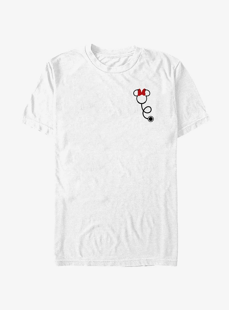 Disney Minnie Mouse Stethoscope Pocket T-Shirt