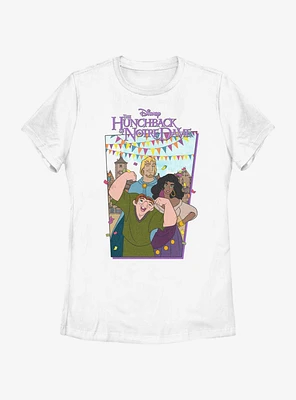 Disney The Hunchback of Notre Dame Group Poster Womens T-Shirt