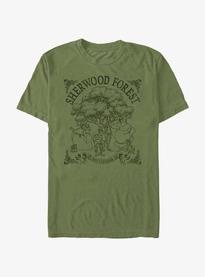 Disney Robin Hood Sherwood Forest Style T-Shirt