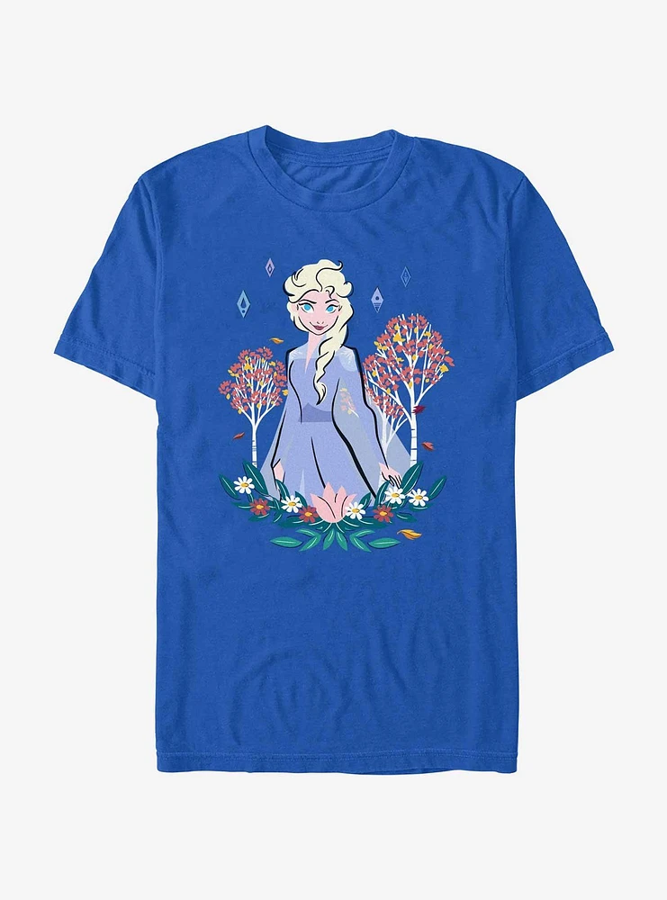 Disney Frozen Elsa Flowers T-Shirt