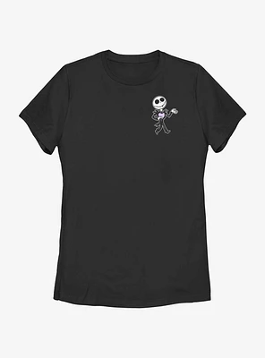 Disney The Nightmare Before Christmas Skellington Bobble Pocket Womens T-Shirt