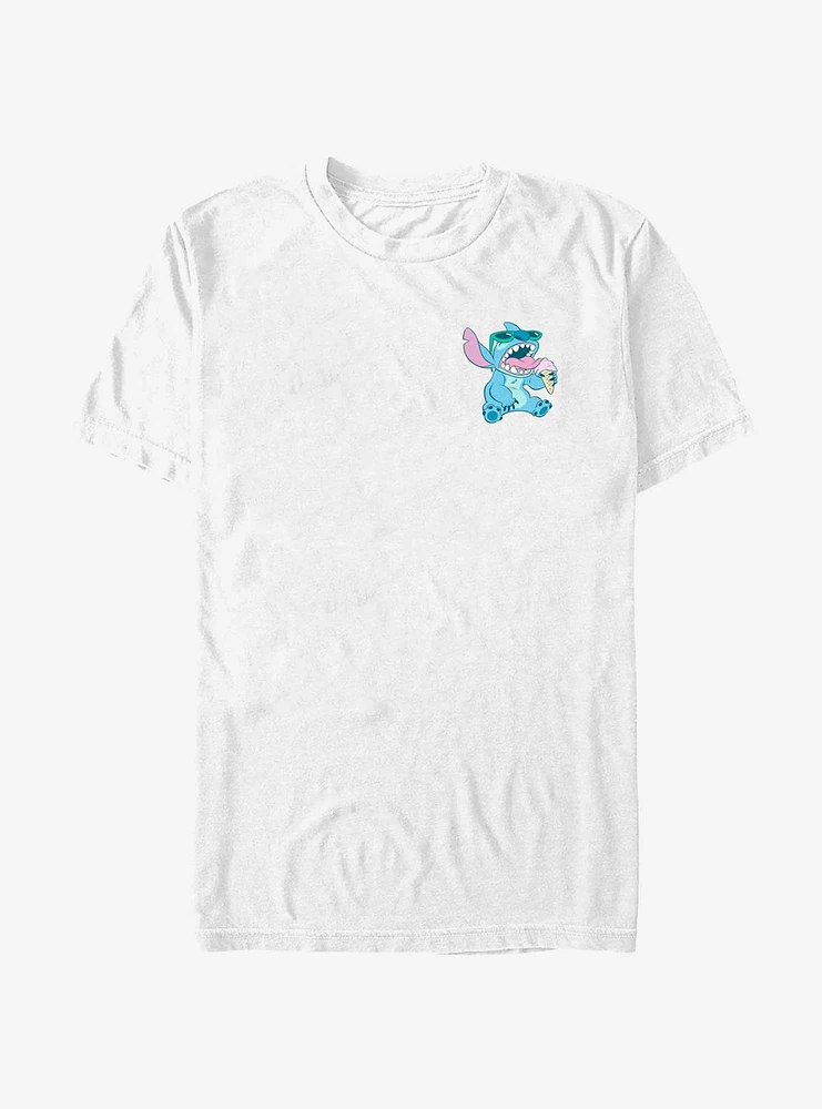 Disney Lilo & Stitch Ice Cream Pocket T-Shirt