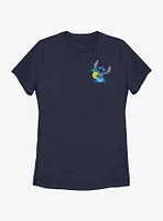 Disney Lilo & Stitch Pineapple Hug Pocket Womens T-Shirt